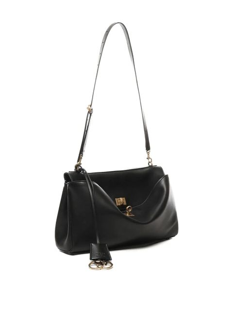 Balenciaga Rodeo turn-lock closure calfskin shoulder bag - Black