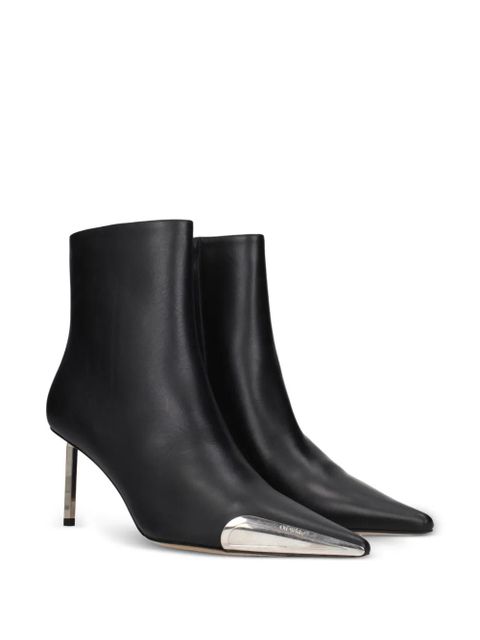 Off-White metal-cap stiletto ankle boots - Black - zdjęcie produktu nr 2
