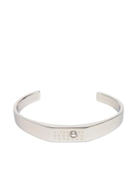 MM6 Maison Margiela Chevalier crystal bracelet - Silver - zdjęcie produktu nr 1