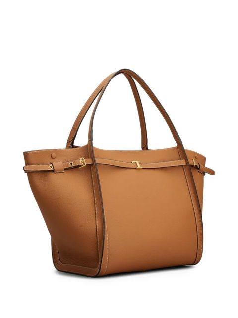 Tod's leather small tote bag - Brown - zdjęcie produktu nr 2