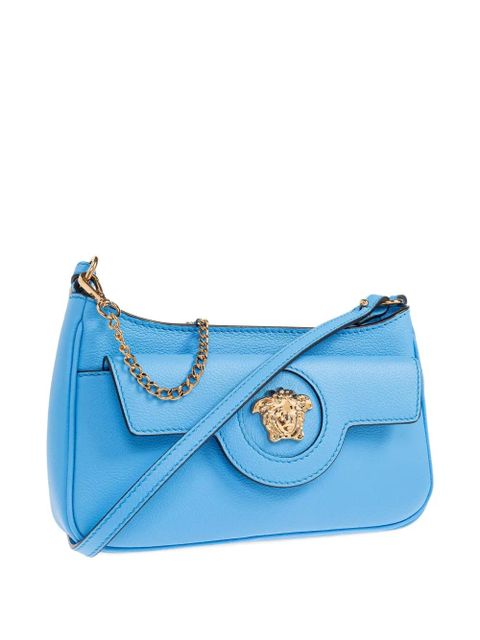 Versace mini La Medusa chain shoulder bag - Blue