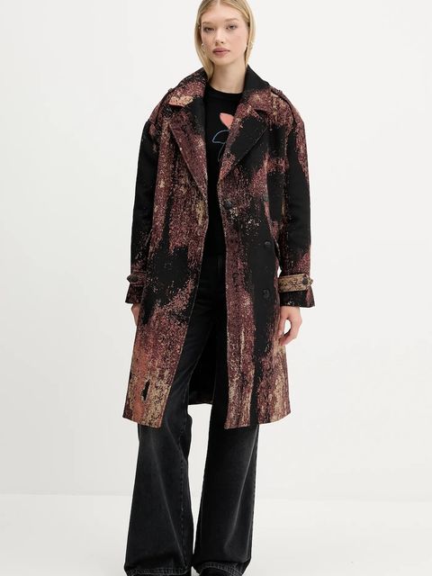 Desigual sweter ARTY damski kolor czarny lekki 25WWJF33 - zdjęcie produktu nr 2