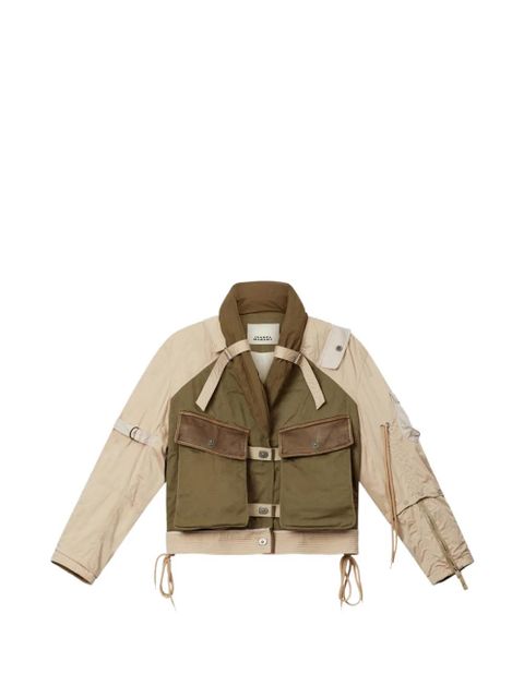 ISABEL MARANT Julissa military jacket - Neutrals - zdjęcie produktu nr 1