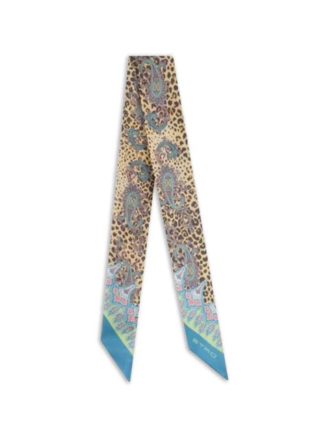 ETRO paisley animal-motif scarf - Neutrals - zdjęcie produktu nr 1