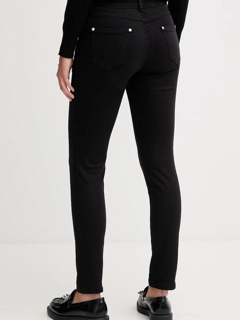 Gaudi jeansy dziecięce damskie kolor czarny 521BD25006