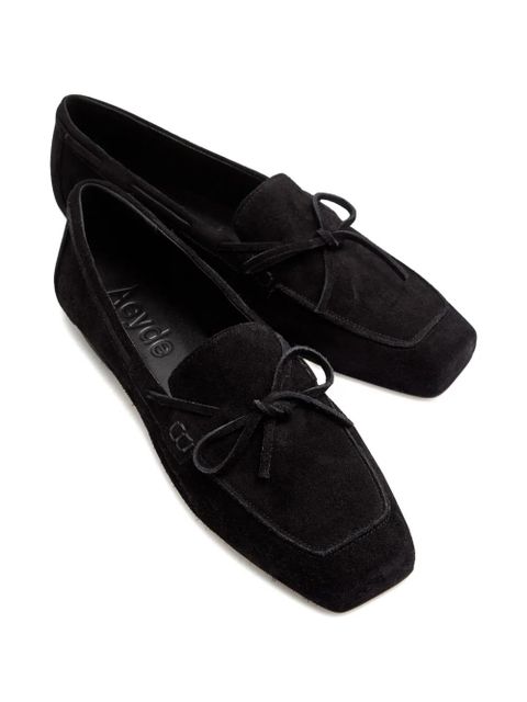 Aeyde Jasper suede loafers - Black - zdjęcie produktu nr 2