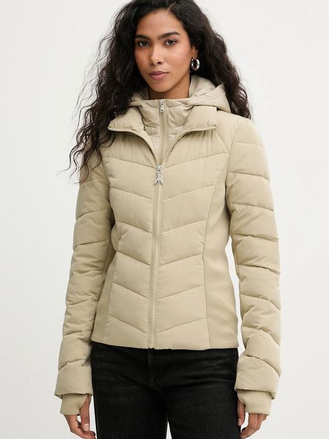 Patrizia Pepe kurtka kolor beżowy przejściowa 8O0213 A680 - zdjęcie produktu nr 1