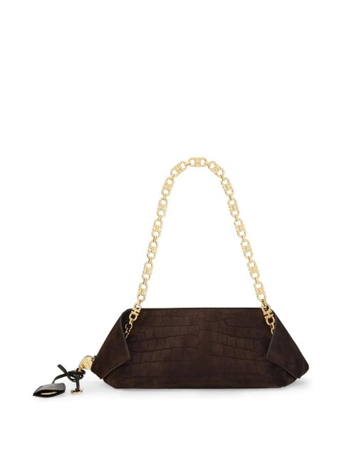 Ferragamo small folded shoulder bag - Brown - zdjęcie produktu nr 1
