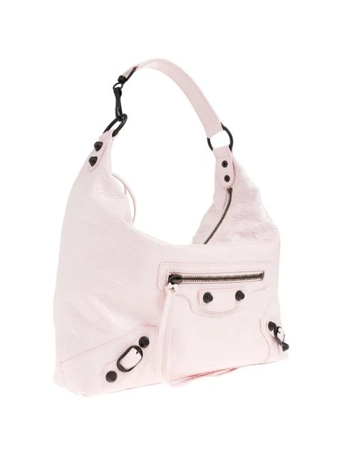 Balenciaga small Le City Hobo leather shouder bag - Pink