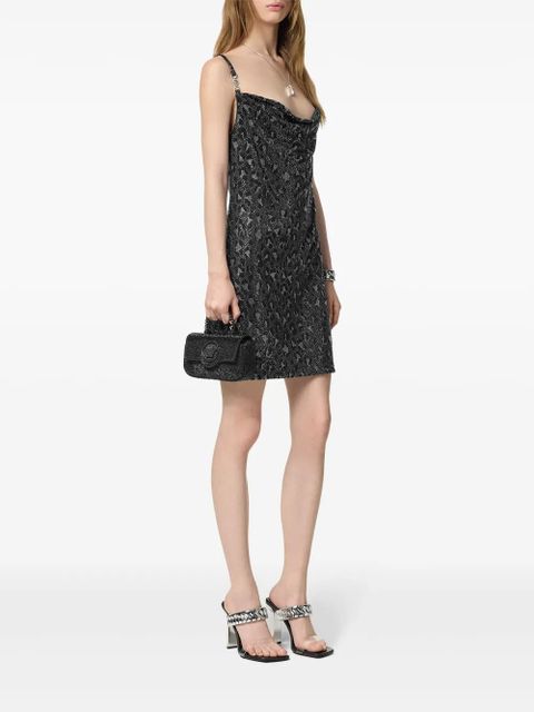 Versace leopard-print mini dress - Black - zdjęcie produktu nr 2