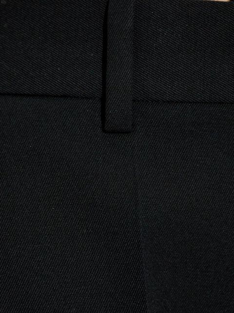 Jil Sander front-pleated wool trousers - Black