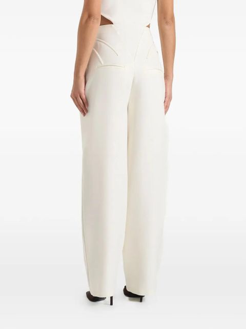 Manière De Voir Rena corset zip trousers - Neutrals