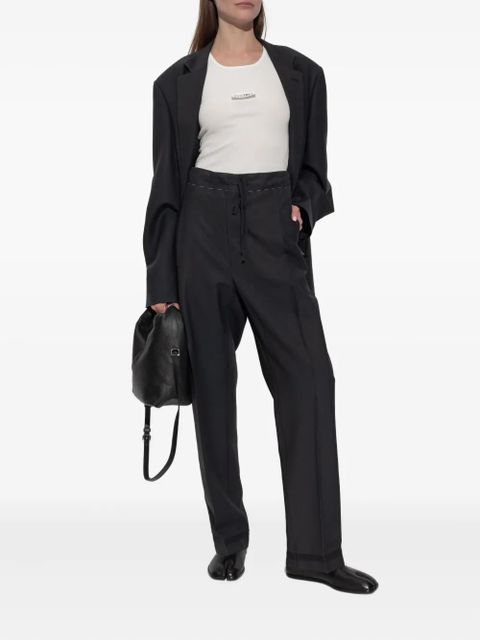 MM6 Maison Margiela cotton tank top - White - zdjęcie produktu nr 2