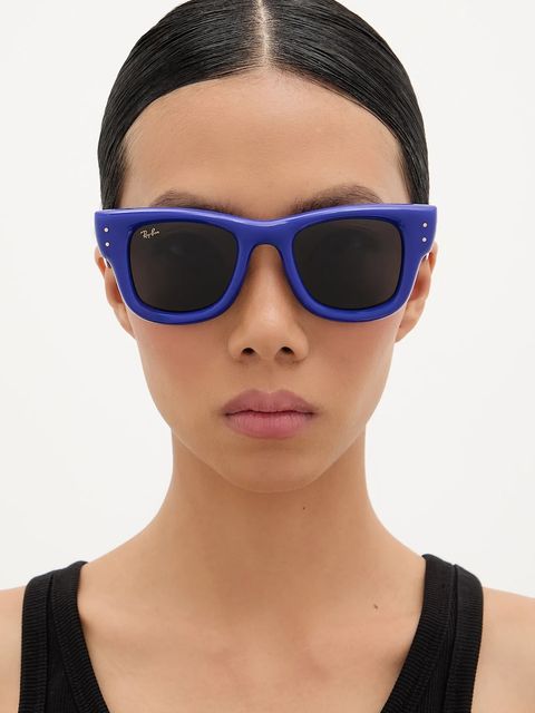 Ray-Ban okulary przeciwsłoneczne kolor niebieski 0RB4940