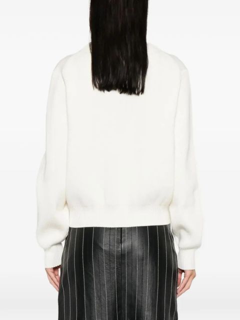 Victoria Beckham V-neck sweater - White