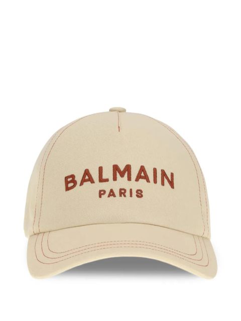 Balmain Paris embroidered cap - Neutrals - zdjęcie produktu nr 1