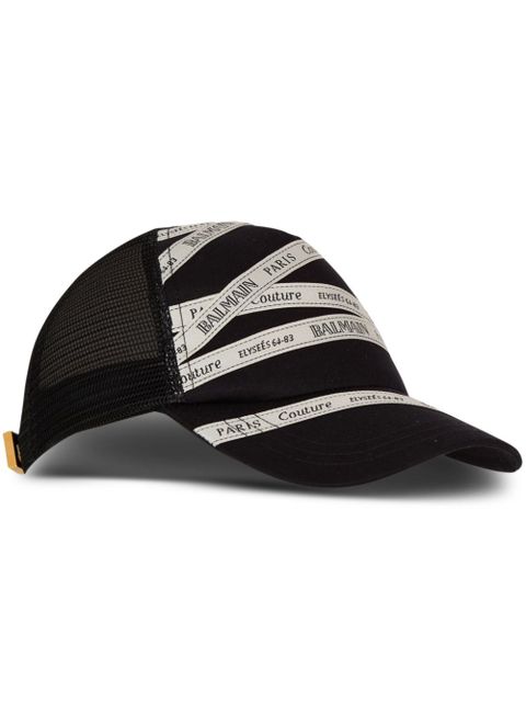 Balmain logo-print cap - Black - zdjęcie produktu nr 1