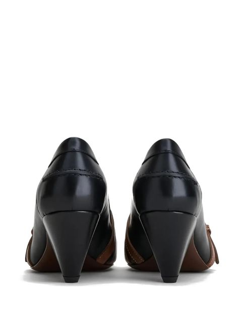 Tod's pointed leather pumps - Black