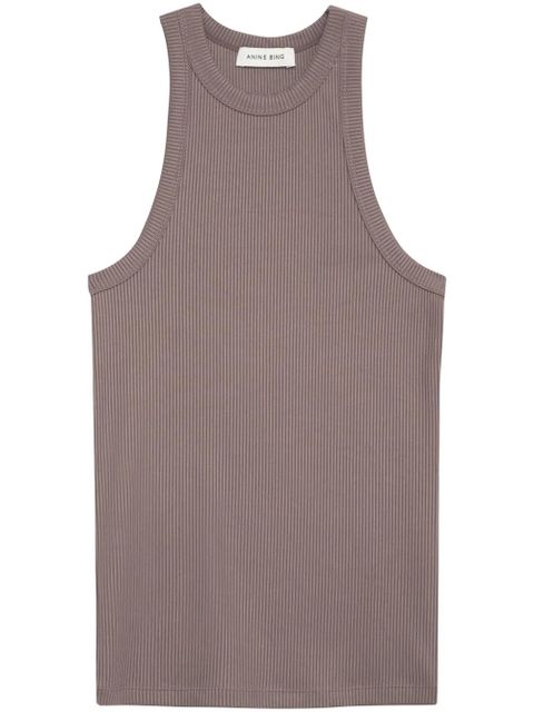 ANINE BING Eva ribbed tank top - Brown - zdjęcie produktu nr 1