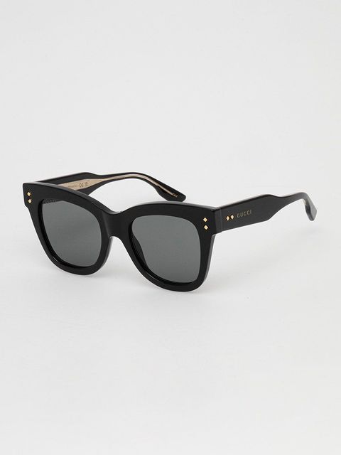 Gucci okulary przeciwsłoneczne damskie kolor czarny GG1082S