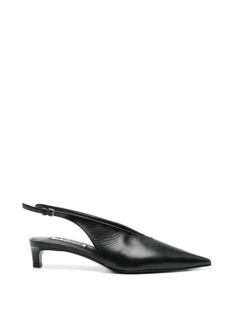 Jil Sander 40mm leather pumps - Black - zdjęcie produktu nr 1