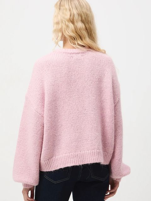 Medicine sweter damski kolor różowy ciepły - zdjęcie produktu nr 2