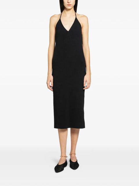 Jil Sander sleeveless midi dress - Black - zdjęcie produktu nr 1