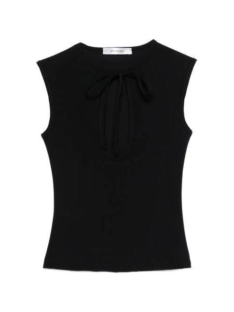 Gimaguas Anis tie-detail sleeveless top - Black - zdjęcie produktu nr 1