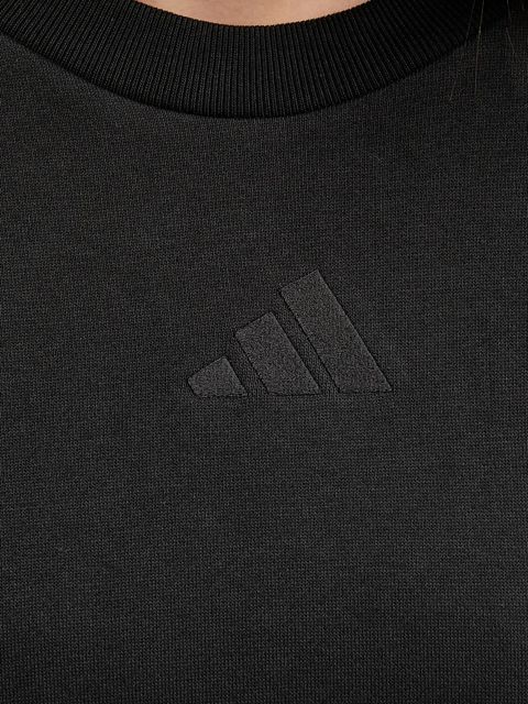 adidas bluza bawełniana ALL SZN damska kolor czarny gładka JJ1259