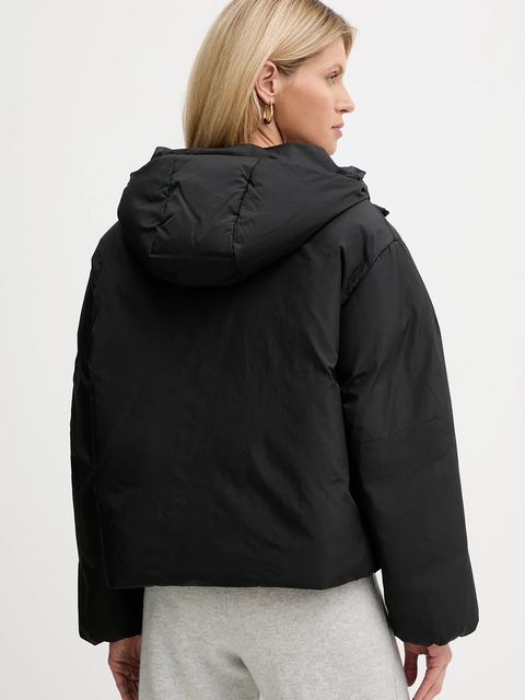 BOSS kurtka kolor czarny zimowa oversize 50546843