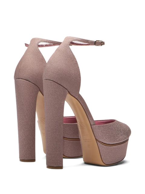 Casadei Flora platform pumps - Pink