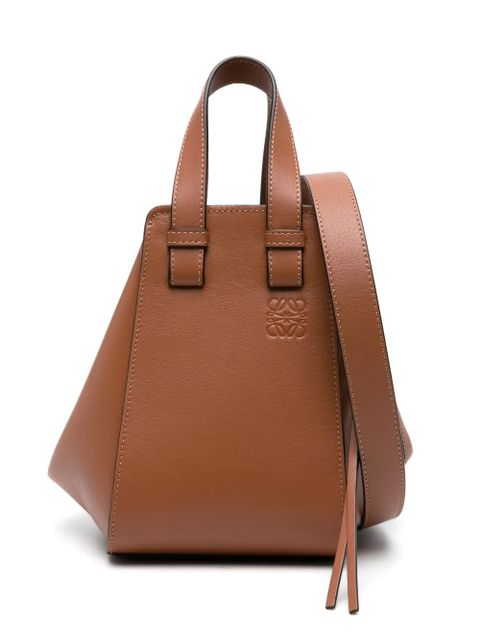 LOEWE Compact Hammock leather tote bag - Brown - zdjęcie produktu nr 1