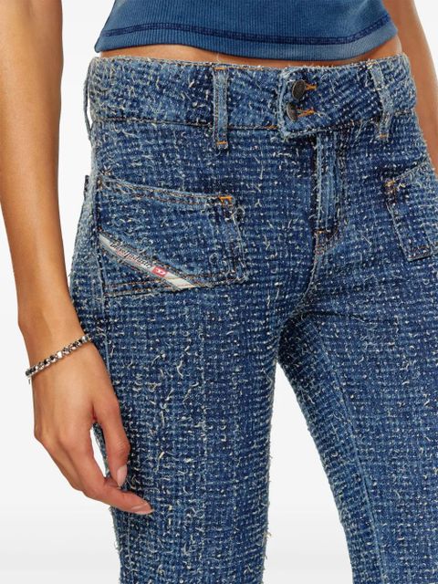 Diesel D-Ebush low-rise flared jeans - Blue