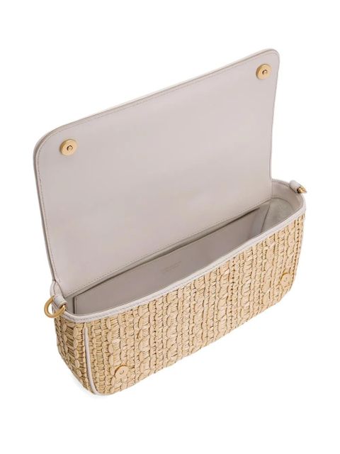 Dolce & Gabbana logo-plaque crossbody bag - Neutrals