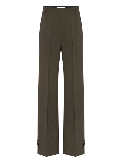 Jean Paul Gaultier hem buttoning tailoring trousers - Brown - zdjęcie produktu nr 1