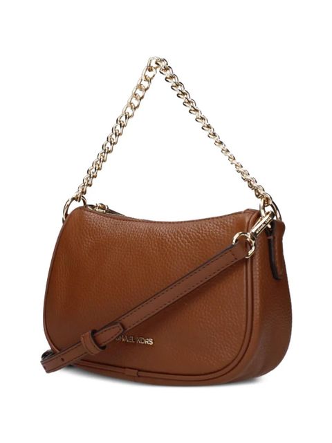 Michael Kors small Carmela leather shoulder bag - Brown