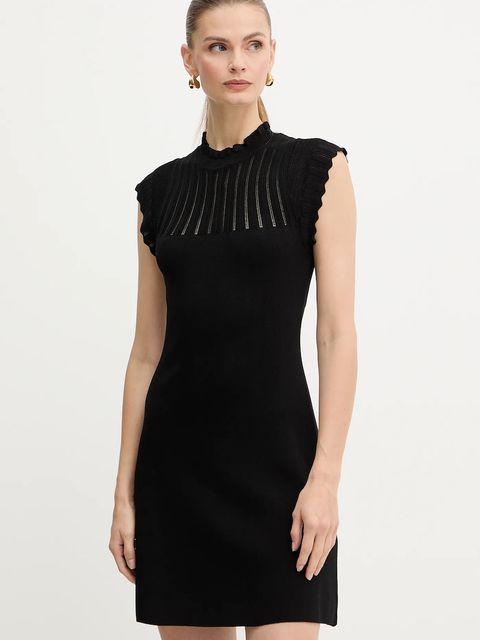 Morgan sukienka kolor czarny mini rozkloszowana RMSNOW - zdjęcie produktu nr 1