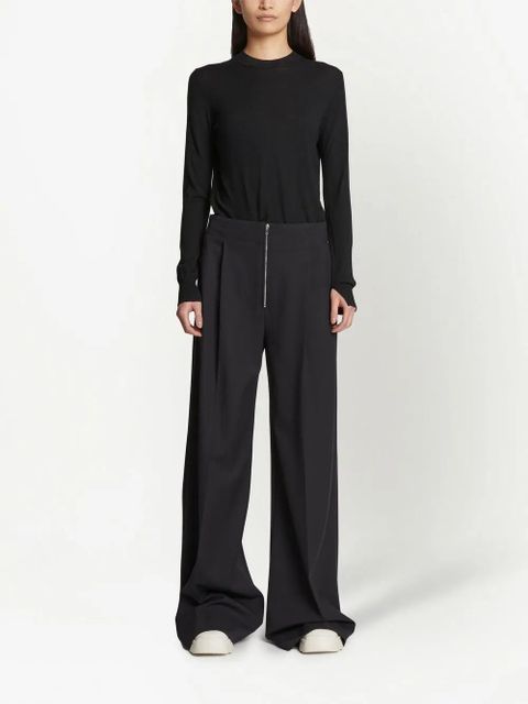 Proenza Schouler pleat-detail palazzo pants - Black