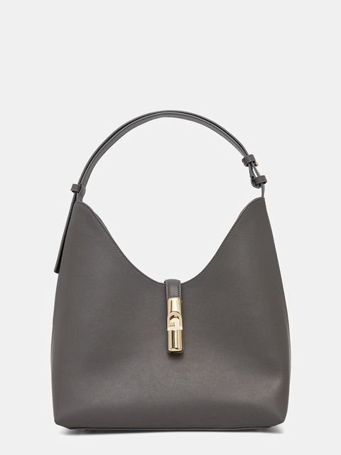 Furla torebka skórzana kolor szary WB01499.BX3104.4283S - zdjęcie produktu nr 1