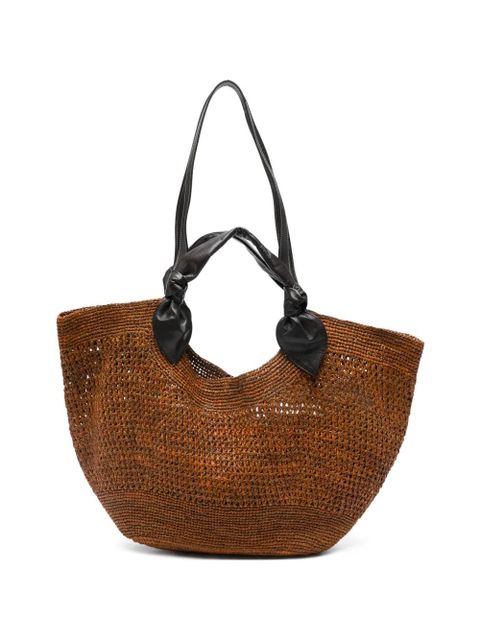 Hereu Fonol woven knotted tote bag - Brown - zdjęcie produktu nr 1