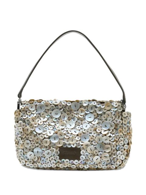 STAUD Timmy embellished shoulder bag - Neutrals - zdjęcie produktu nr 1