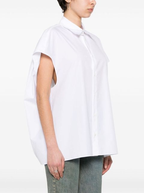 Marni poplin sleeveless shirt - White