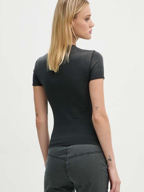 Diesel t-shirt T-UNCUTIES-P4 damski kolor czarny A15383.0QJAP