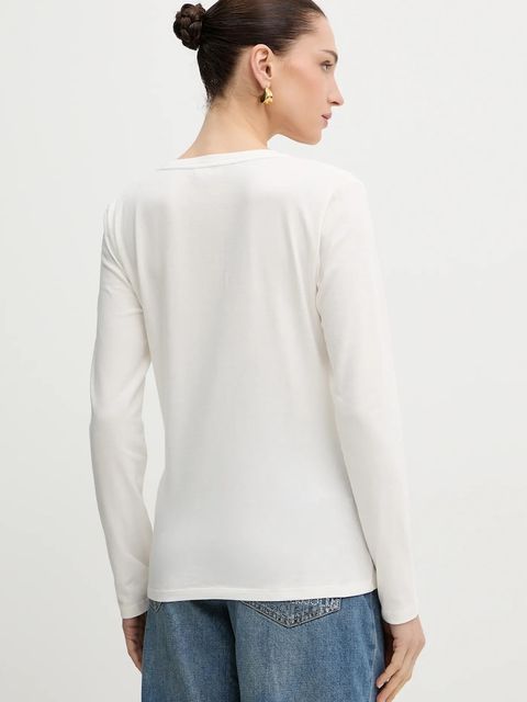 Liu Jo longsleeve kolor beżowy TA6053 JS003