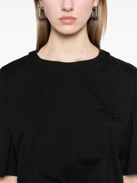 PINKO tied T-shirt - Black