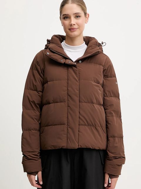 Columbia kurtka puchowa Amaze Puff kolor brązowy zimowa 2133714