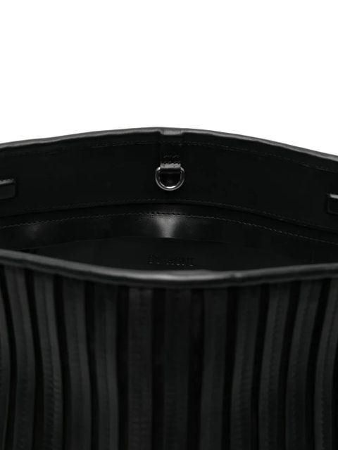 St. Agni large Linea Stitch shoulder bag - Black