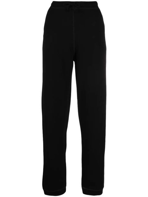 GANNI embroidered-logo track pants - Black - zdjęcie produktu nr 1