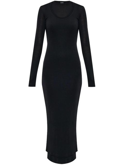 Jil Sander layered wool dress - Black - zdjęcie produktu nr 1