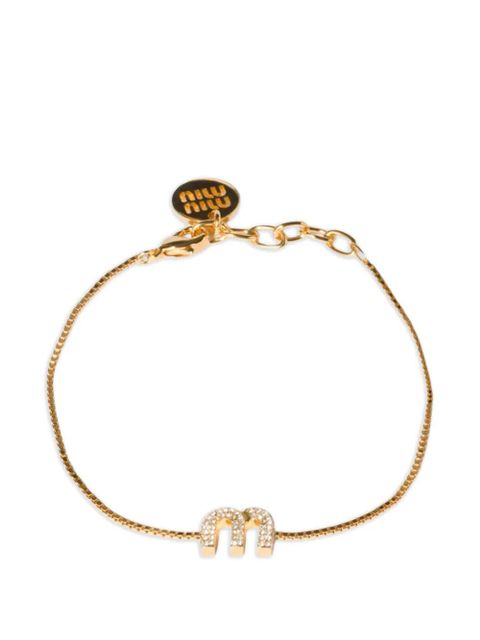 Miu Miu metallic charm bracelet - Gold - zdjęcie produktu nr 1